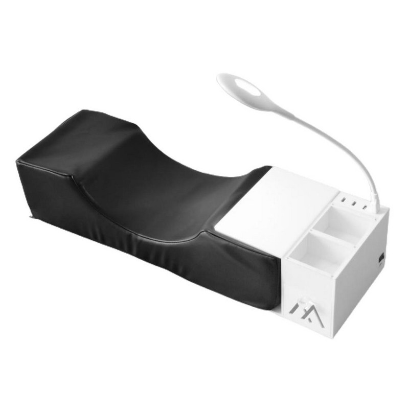 Jastuk za nadogradnju trepavica Memorijska pjena i integrirana polica za cijepljenje Jastuk za nadogradnju trepavica Alati za šminkanje s USB svjetiljkom za trepavice