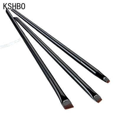 KSHBO 3Pcs Eye Makeup Kists Flat Eyeliner Eyeliner Kist Professional Angled Eyes Brow Pincel Maquiagem Make Up Kozmetički alati