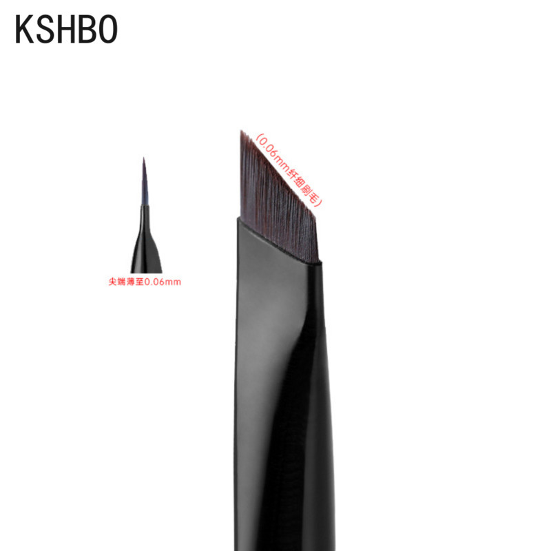 KSHBO 3Pcs Eye Makeup Kists Flat Eyeliner Eyeliner Kist Professional Angled Eyes Brow Pincel Maquiagem Make Up Kozmetički alati