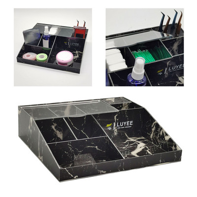 Držač pinceta Kutija za pohranu Organizator četkica za šminku Organizator šminke Ekstenzije trepavica Pribor Kutija za pohranjivanje alata