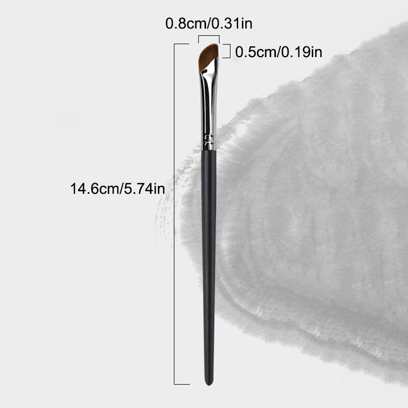 Izuzetno tanki srpasti kist za sjenilo Četkica za šminku s ukošenom oštricom Kapci dolje do ležeće svilene bube Četkica za obrve Četkica za oči