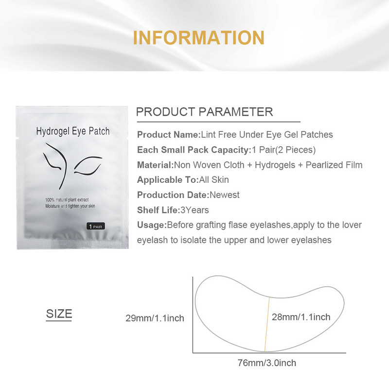 flasteri za oči ekstenzije trepavica ispod trepavica naljepnice za umjetne trepavice pribor za ekstenzije trepavica flasteri za izgradnju kapaka naljepnice