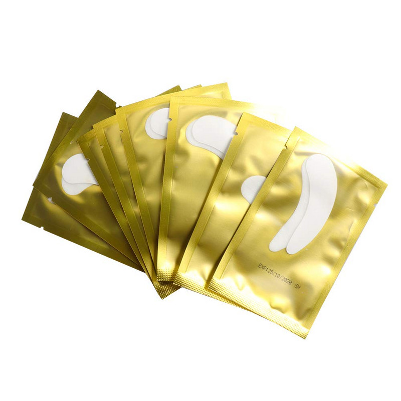 100 pari trepavica Gel flaster za cijepljenje trepavica ispod jastučića Flasteri za oči za ekstenzije trepavica Papirnate naljepnice za omote Alati za šminkanje