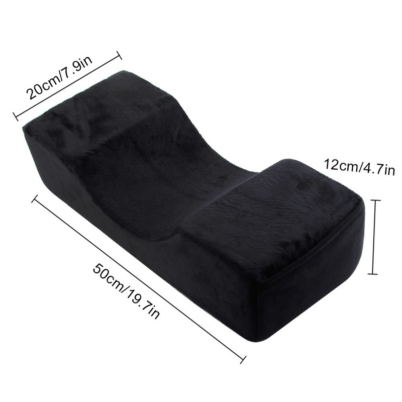 Blakstienų priauginimo pagalvės lentyna Blakstienų pagalvė Atminties putos blakstienų priauginimui Makiažo įrankiai Grožio salonas Kaklas Akrilo ekranas