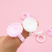 RISI Veleprodajni jednokratni prstenovi ljepila za ekstenzije trepavica Držač ljepila za ekstenzije trepavica Držač spremnika za ljepilo Pigment za tetovažu