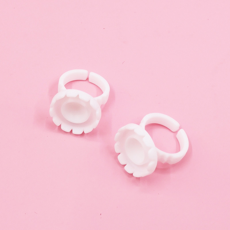 RISI Veleprodajni jednokratni prstenovi ljepila za ekstenzije trepavica Držač ljepila za ekstenzije trepavica Držač spremnika za ljepilo Pigment za tetovažu