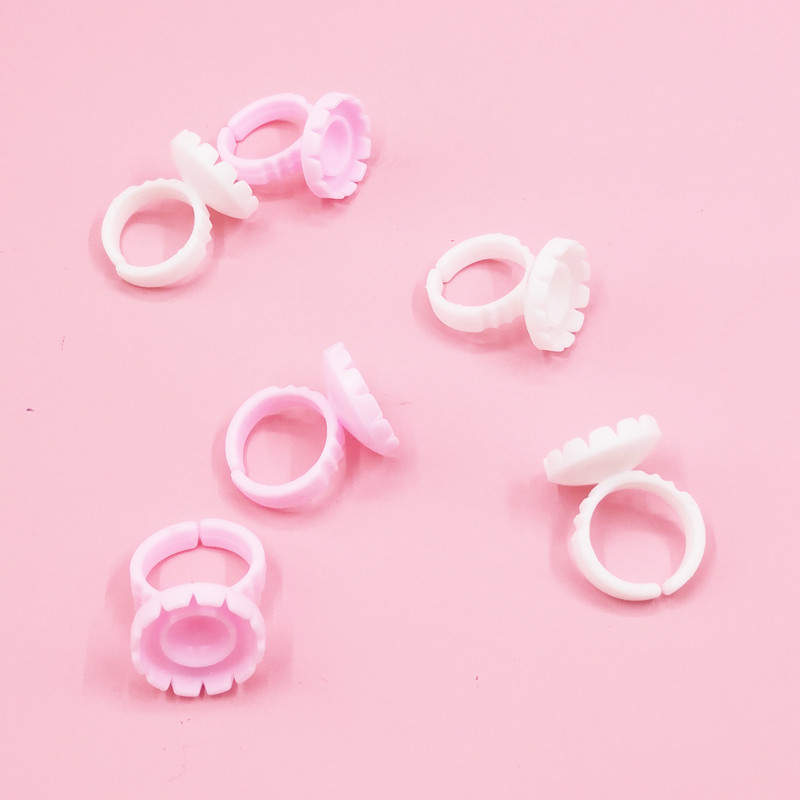 RISI Veleprodajni jednokratni prstenovi ljepila za ekstenzije trepavica Držač ljepila za ekstenzije trepavica Držač spremnika za ljepilo Pigment za tetovažu