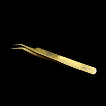 100% Vetus Original Eyelash Tweezers for 3D 6D Volume Eyelashes Extension Super Fine Tip Εξαιρετικό τσιμπιδάκι μακιγιάζ για κλείσιμο