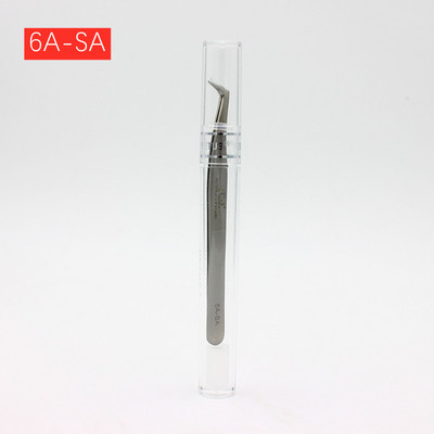 Pensetă pentru gene Vetus Original 100% pentru extensie de gene cu volum 3D 6D Vârf super fin Pensetă pentru machiaj cu închidere excelentă