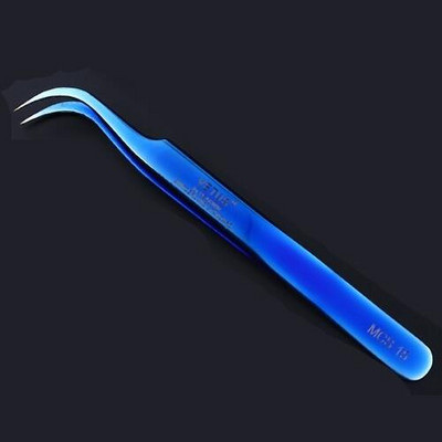 Pensetă pentru gene Vetus Original 100% pentru extensie de gene cu volum 3D 6D Vârf super fin Pensetă pentru machiaj cu închidere excelentă