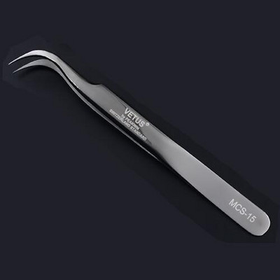 Pensetă pentru gene Vetus Original 100% pentru extensie de gene cu volum 3D 6D Vârf super fin Pensetă pentru machiaj cu închidere excelentă