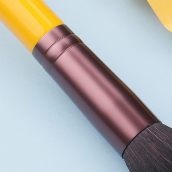 MyDestiny πινέλο μακιγιάζ-Κίτρινη σειρά 11τμχ βούρτσες συνθετικών μαλλιών σετ-καλλυντικό στυλό προσώπου-ματιών-τεχνητά μαλλιά-ομορφιά-εργαλείο αρχαρίων