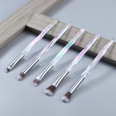 FLD Diamond Fan Sminkecsetek Púder Alapozó Szemhéjpúder Szemöldök Arc Kozmetika Sminkecsetkészlet Brochas Maquillajes
