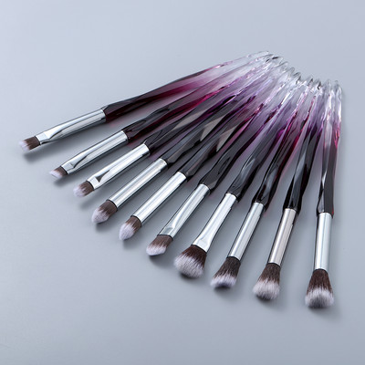 FLD Diamond Fan Sminkecsetek Púder Alapozó Szemhéjpúder Szemöldök Arc Kozmetika Sminkecsetkészlet Brochas Maquillajes