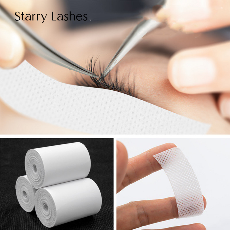110 buc. Micro-spumă pentru ochi Materiale pentru gene nedureroase Plasture pentru ochi din spumă PE Îndepărtează ușor Bandă autocolante de machiaj Sub plasture pentru gene
