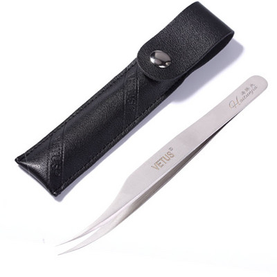 VETUS 1 buc. pensete de volum pentru gene pensete de gene din oțel inoxidabil pentru extensia genelor instrumente de machiaj pentru ochi SA ST