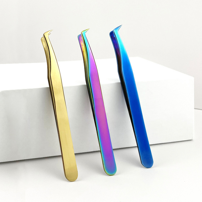 Pensetă COZBIRD pentru extensii de gene, volum profesional, consumabile pentru gene, culoare deschisă precisă, instrument pentru gene ușor de ventilat