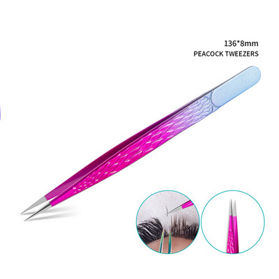 1PC pensete pentru gene false pentru extensii benă curbată individuală gene pentru sprâncene agrafă pentru gene false clește instrument de machiaj pentru unghii