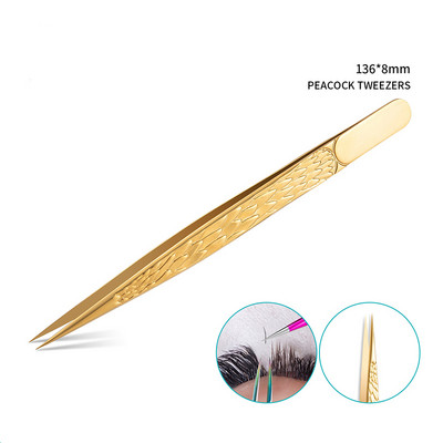 1PC pensete pentru gene false pentru extensii benă curbată individuală gene pentru sprâncene agrafă pentru gene false clește instrument de machiaj pentru unghii