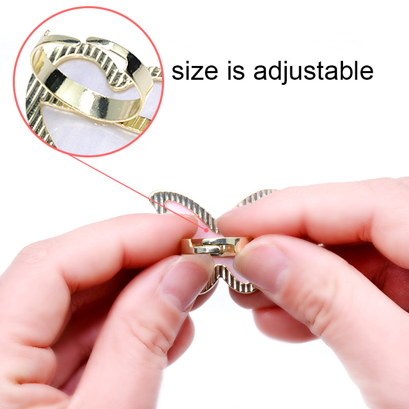 Extensie de gene Kekelala Suport de inel pentru adeziv acrilic de lux Garnitură de adeziv pentru gene false pentru ochi falși pentru pigment pentru arta unghiilor Instrumente de machiaj