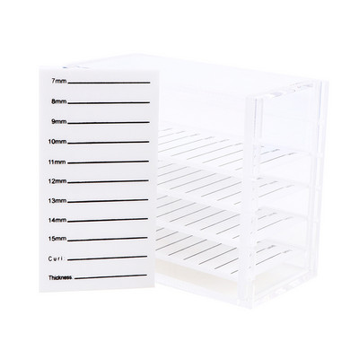 Suport pentru paleți cu clei acrilic Cutie de depozitare pentru extensie de gene Suporturi pentru paleți de afișare pentru altoirea genelor Instrument de extensie