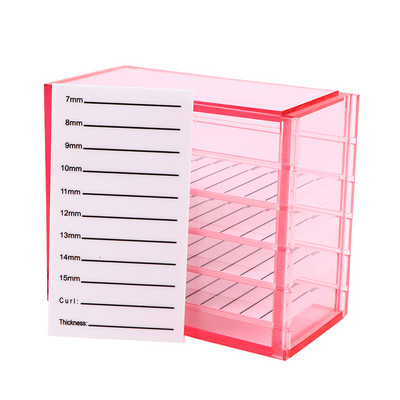 Suport pentru paleți cu clei acrilic Cutie de depozitare pentru extensie de gene Suporturi pentru paleți de afișare pentru altoirea genelor Instrument de extensie