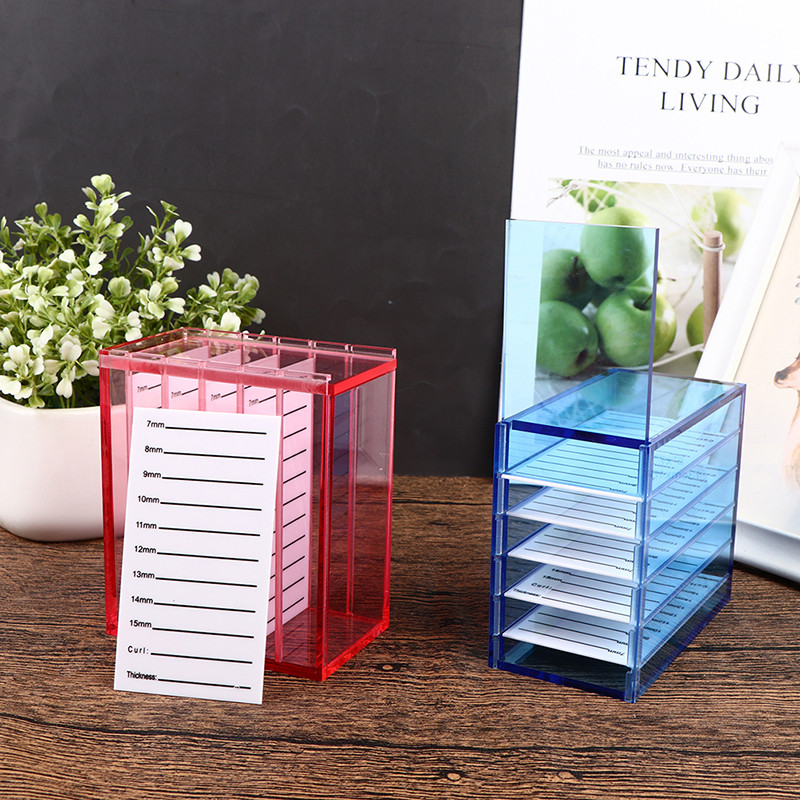 Suport pentru paleți cu clei acrilic Cutie de depozitare pentru extensie de gene Suporturi pentru paleți de afișare pentru altoirea genelor Instrument de extensie