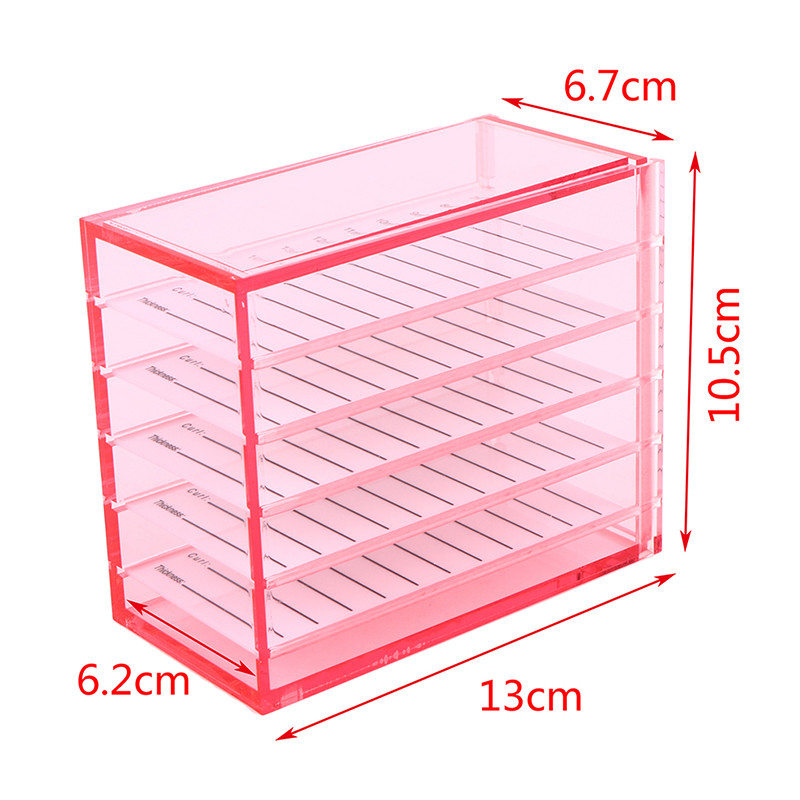 Suport pentru paleți cu clei acrilic Cutie de depozitare pentru extensie de gene Suporturi pentru paleți de afișare pentru altoirea genelor Instrument de extensie
