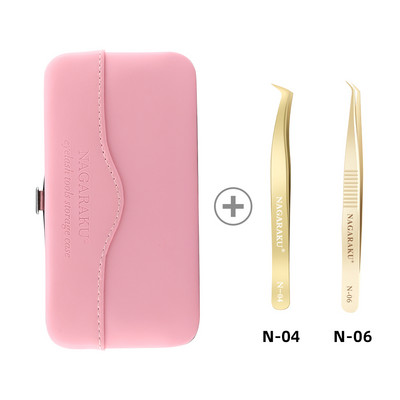 Kit de pensete pentru extensie de gene NAGARAKU Kit de precizie din oțel inoxidabil Ventilatoare cu volum mega pentru ridicarea genelor Instrumente de machiaj