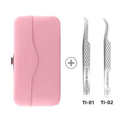 Kit de pensete pentru extensie de gene NAGARAKU Kit de precizie din oțel inoxidabil Ventilatoare cu volum mega pentru ridicarea genelor Instrumente de machiaj