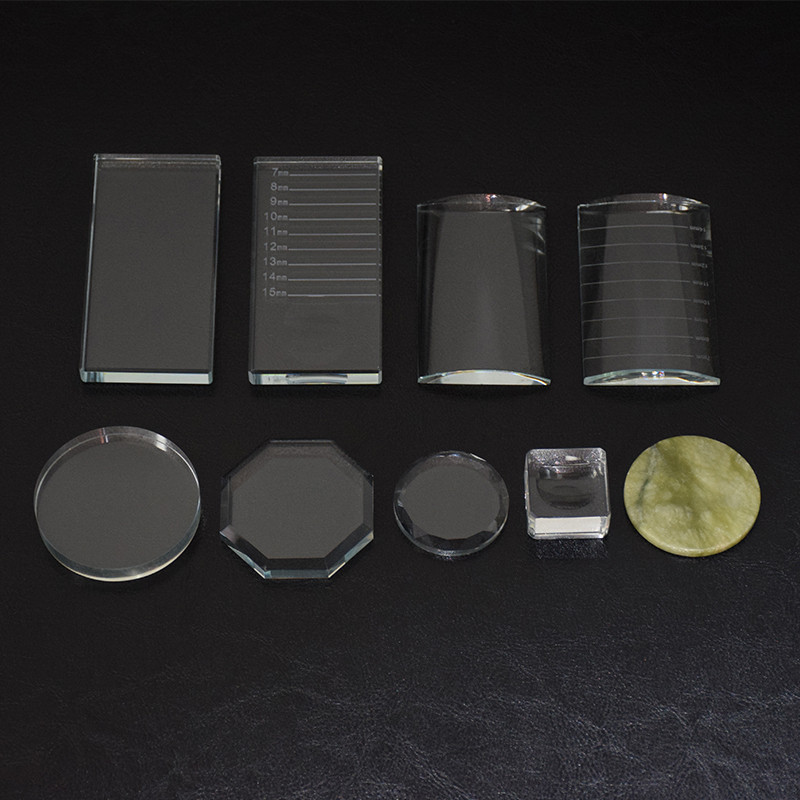 H&L SINCE 1990 Piatra de jad pentru lipici pentru gene Extensie pentru gene Suporturi pentru lipici pentru gene Palet adeziv Baza pentru suport pentru gene false