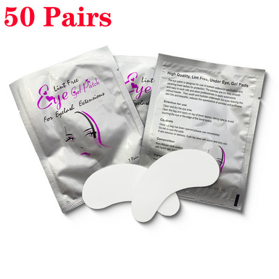 10/20/50 de perechi de plasturi pentru extensie de gene sub tampoane pentru altoirea genelor de hârtie, gel pentru ochi, autocolant, instrument de machiaj pentru plasture de gene