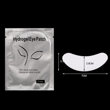 50/100 Pairs Eyelash Extension Patches Under Eyed Isolation Nonwoven Collagen Hydrogel Care Pad Grafting Eyelash Eye Patch