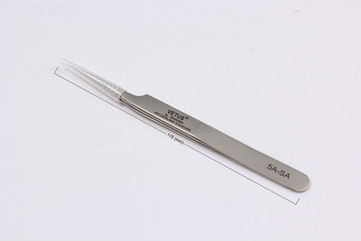 Pensete pentru gene din seria Vetus SA Pensete pentru gene false din oțel inoxidabil pentru extensia genelor Instrumente profesionale de machiaj Pincet