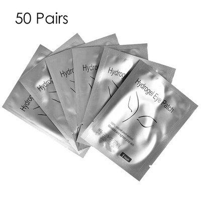 50/100 de perechi Tampoane pentru ochi pentru extensia genelor Plasture cu gel fără scame Sub gene Plasturi cu ridicata Accesorii profesionale de machiaj