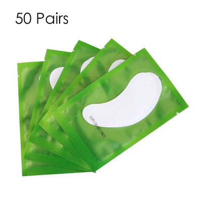50/100 de perechi Tampoane pentru ochi pentru extensia genelor Plasture cu gel fără scame Sub gene Plasturi cu ridicata Accesorii profesionale de machiaj