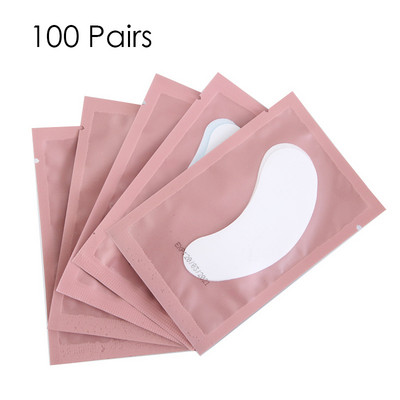 50/100 de perechi Tampoane pentru ochi pentru extensia genelor Plasture cu gel fără scame Sub gene Plasturi cu ridicata Accesorii profesionale de machiaj