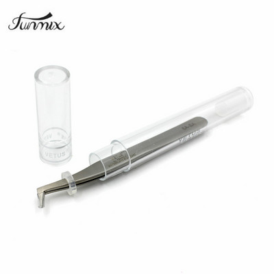 Pensetă pentru gene 100% VETUS 6A-SA MSA6B Pensetă pentru gene cu volum 3D/6D Instrument de extensie a genelor Ventilator pensetă pentru gene Pensetă de cea mai bună calitate