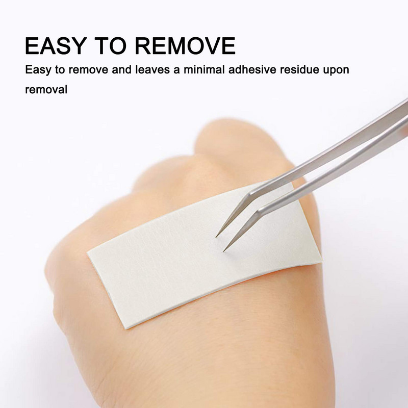 5 m/Rolă Plasture pentru gene cu burete din spumă Bandă pentru gene false Bandă medicală Tampoane pentru ochi fără scame sub plasturi Autocolant Instrument de extensie a genelor