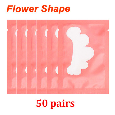 10/50 perechi de tampoane de gel pentru ochi, în formă de nor, extensii de gene, extensii de gene, fără scame, sub tampoane de mască pentru ochi cu hidrogel