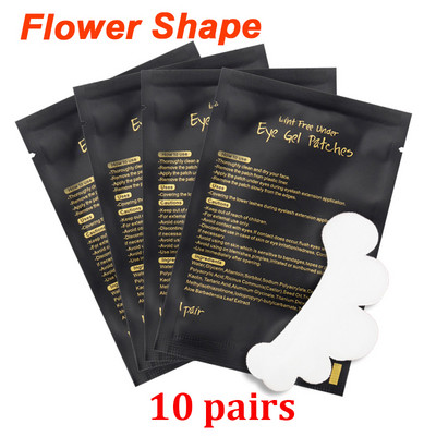 10/50 perechi de tampoane de gel pentru ochi, în formă de nor, extensii de gene, extensii de gene, fără scame, sub tampoane de mască pentru ochi cu hidrogel