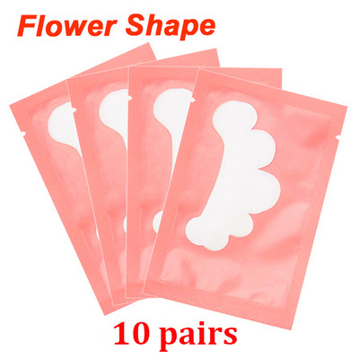 10/50 perechi de tampoane de gel pentru ochi, în formă de nor, extensii de gene, extensii de gene, fără scame, sub tampoane de mască pentru ochi cu hidrogel