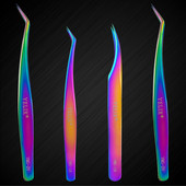 Пинцети Yelix Golden Volume Пинцети за удължаване на мигли Изолация Класически пинсети за мигли Професионални пинсети за удължаване на мигли Неръждаема стомана