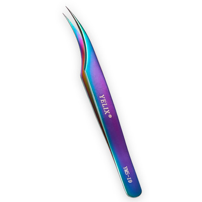 Пинцети Yelix Golden Volume Пинцети за удължаване на мигли Изолация Класически пинсети за мигли Професионални пинсети за удължаване на мигли Неръждаема стомана