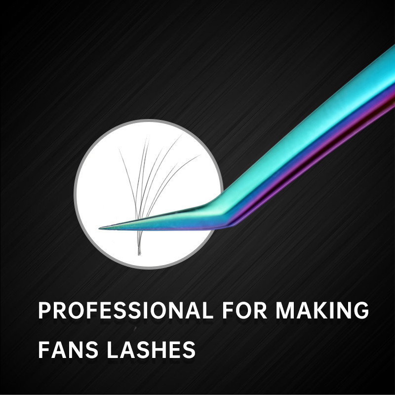 Пинцети Yelix Golden Volume Пинцети за удължаване на мигли Изолация Класически пинсети за мигли Професионални пинсети за удължаване на мигли Неръждаема стомана