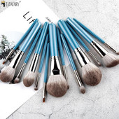 13vnt/komplektas Makiažo šepetėlių rinkinys Profesionalus minkštų plaukų kosmetikos šepetėlių makiažo šepetėlis