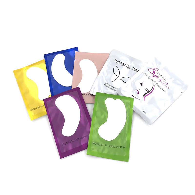 50 de perechi/lot Patch-uri de hârtie pentru extensie de gene Patch-uri de hârtie noi Tampoane pentru gene sub ochi Sfaturi pentru ochi Autocolant împachetări Instrumente de machiaj