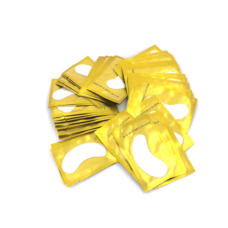 50 de perechi/lot Patch-uri de hârtie pentru extensie de gene Patch-uri de hârtie noi Tampoane pentru gene sub ochi Sfaturi pentru ochi Autocolant împachetări Instrumente de machiaj