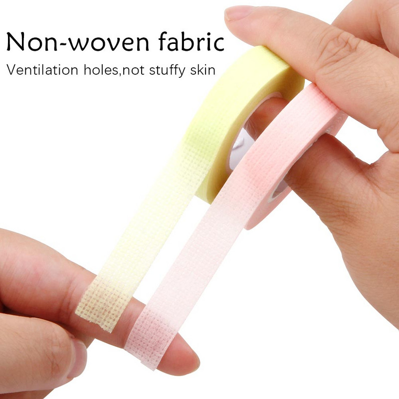 3/5 rola trake za trepavice Mikropore za ekstenzije trepavica Prozračna netkana ljepljiva traka Trepavice za cijepljenje Naljepnice Alati za šminkanje