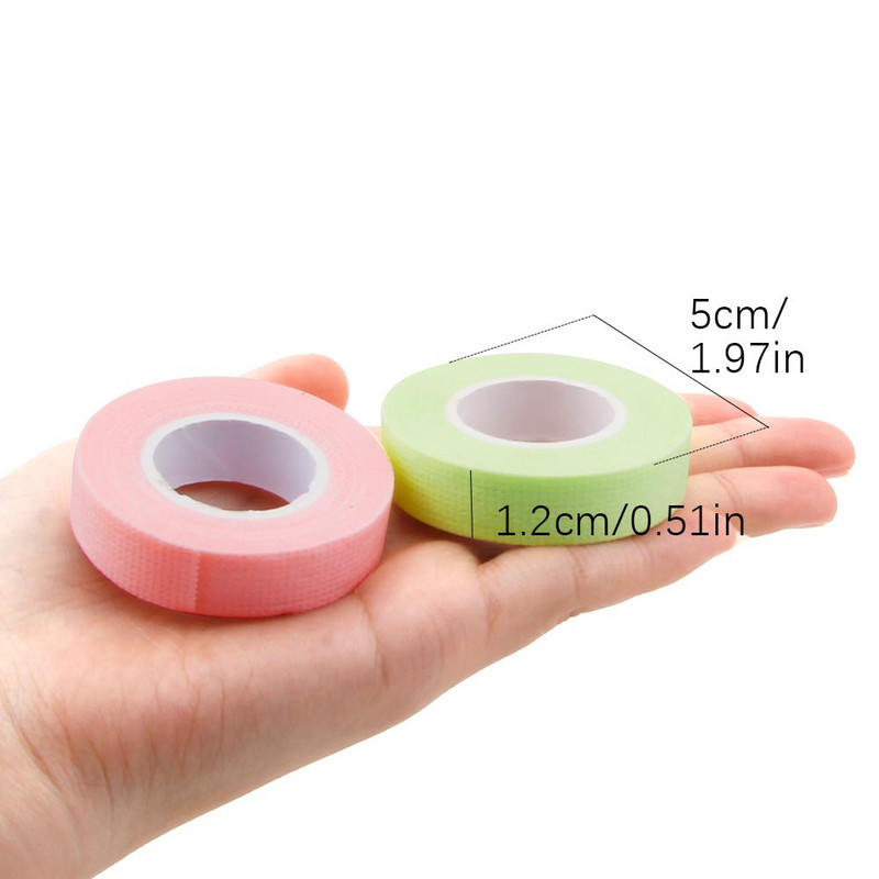 3/5 rola trake za trepavice Mikropore za ekstenzije trepavica Prozračna netkana ljepljiva traka Trepavice za cijepljenje Naljepnice Alati za šminkanje